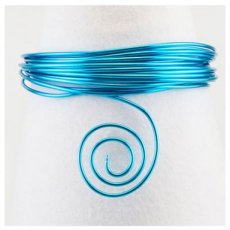 Alu wire turquoise 2 mm Alu wire turquoise 2 mm