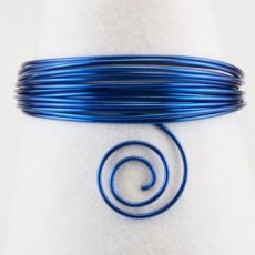 Alu wire 1 mm koningsblauw Alu wire 1 mm koningsblauw