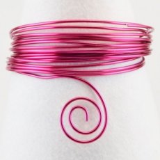 Alu wire 1 mm strong pink Alu wire 1 mm strong pink