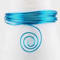 Alu wire 1 mm turquoise Alu wire 1 mm turquoise