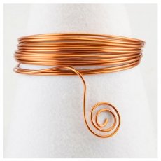 Alu wire orange copper 2 mm