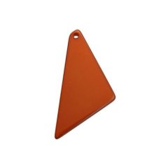 Hanger driehoek resin terra cotta (CR254) per stuk