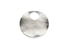 Hanger schijf zilver (XA565) Hanger schijf zilver (XA565)