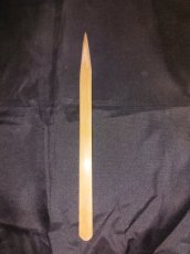 Houten spatel smal punt 20 cm Houten spatel smal punt 20 cm