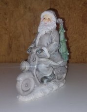 Kerstman op brommer Kerstman op brommer