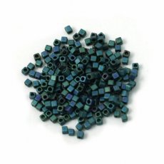 Miyuki cube blauw groen metallic n°2064