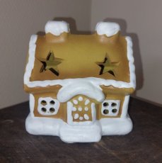 Peperkoekenhuisje met ledlichtje Peperkoekenhuisje met ledlichtje