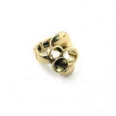 Ring op rek goud voor steen 6 mm (CR253)