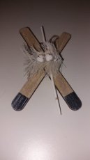 Ski's met stok Ski's met stok