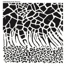 Stencil giraf-cheetah