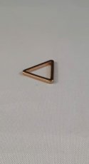 Tussenstuk driehoek mag goud (XA471)